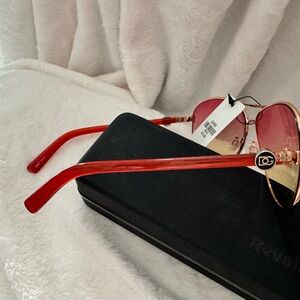 DC Fashion Eyewear - Red and Gold Sunglasses